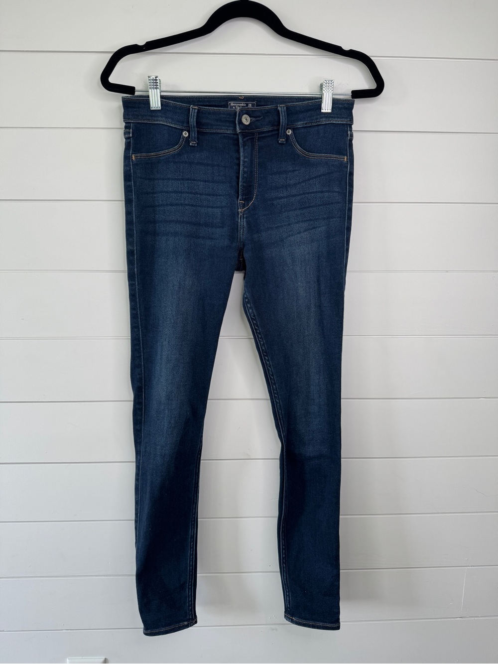 Abercrombie & Fitch Dark Indigo Skinny Size 28